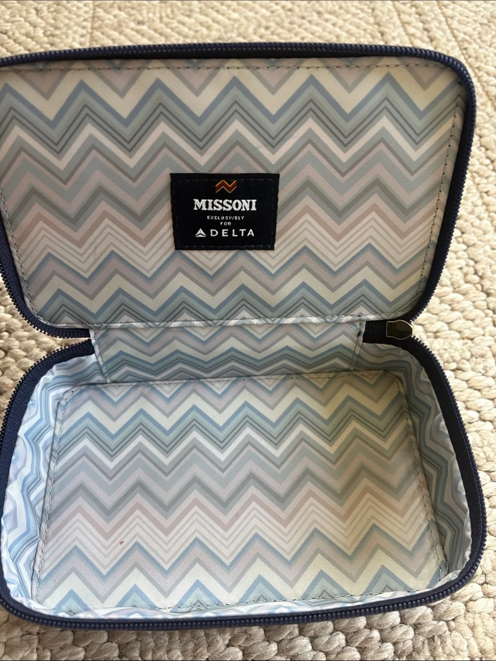 New Missoni for delta makeup bag never used